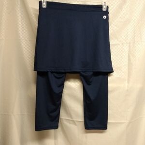 Coo Run Sport Skirt Capri, S, Navy,  pre-owned